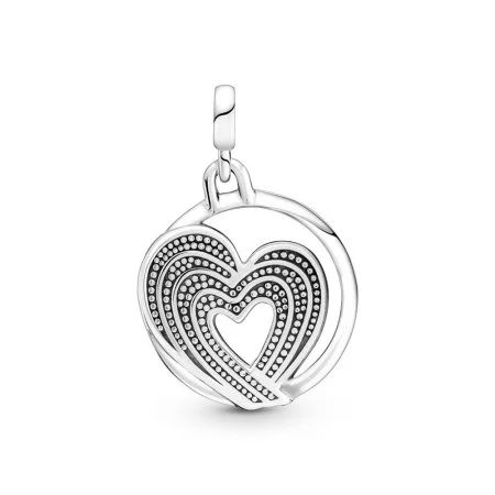 Pandora ME Rainbow Heart of Freedom Medallion Official Pandora Malta
