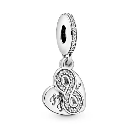 Forever Friends Heart Dangle Charm Official Pandora™ Malta