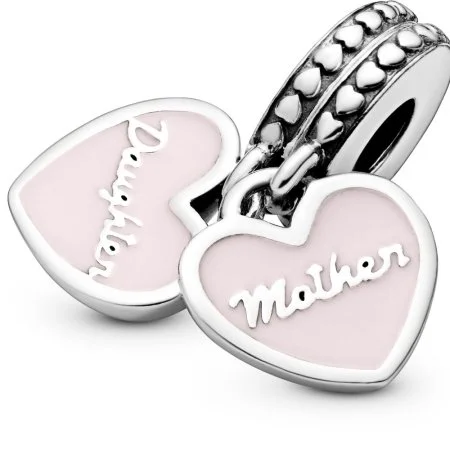 Mother Daughter Hearts Dangle Charm Official Pandora Malta