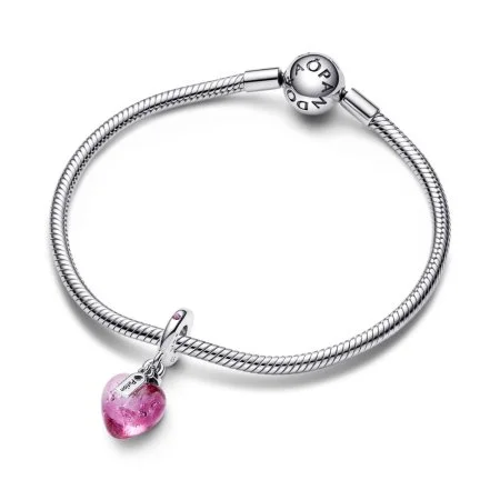 Love Potion Murano Glass Heart Dangle Charm Official Pandora Malta