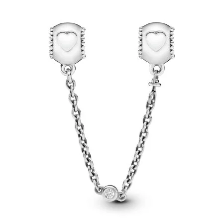 Pandora heart and crown safety chain store
