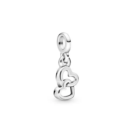 Pandora ME Chained Hearts Mini Dangle Charm | Official Pandora™ Malta