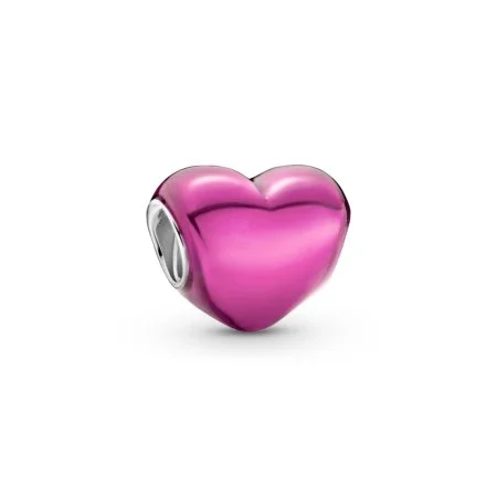 Metallic Pink Heart Charm Official Pandora™ Malta
