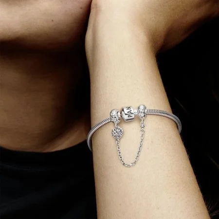 Heart Family Tree Safety Chain Charm Official Pandora Malta