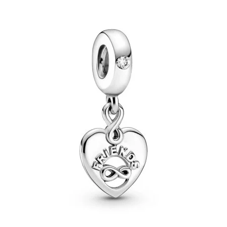 Friends Forever Heart Dangle Charm Official Pandora™ Malta