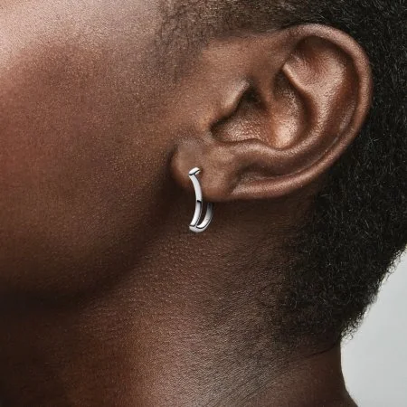 Hoop earrings with moon sale