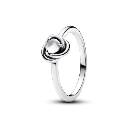 Pandora beaded april birthstone ring sales