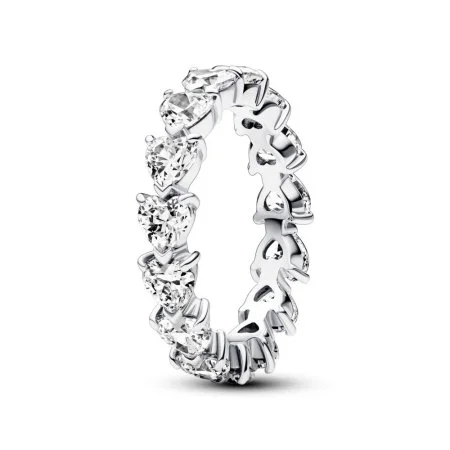 Row of Hearts Eternity Ring Official Pandora™ Malta