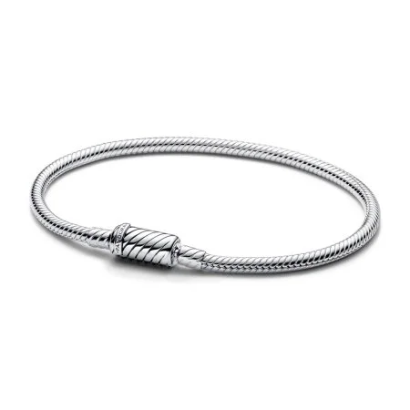 Pandora Moments Sliding Magnetic Clasp Snake Chain Bracelet Official Pandora Malta