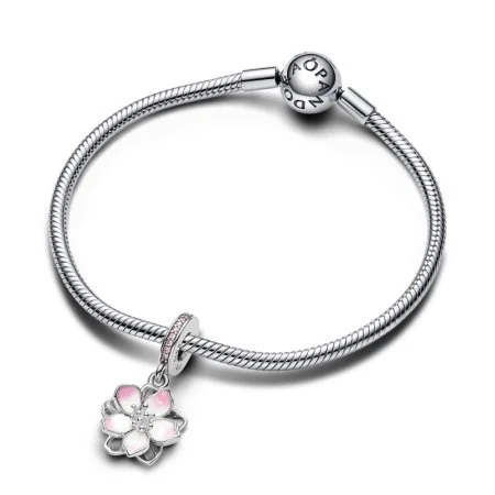 Cherry Blossom Dangle Charm Official Pandora Malta