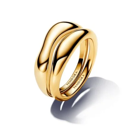 Organically Shaped Stacking Rings Official Pandora™ Malta