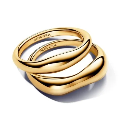 Organically Shaped Stacking Rings | Official Pandora™ Malta