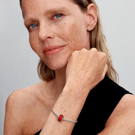 Christmas Magic Murano Glass Charm Official Pandora™ Malta