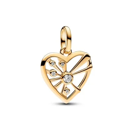 Heart & Rays Medallion Charm | Official Pandora™ Malta