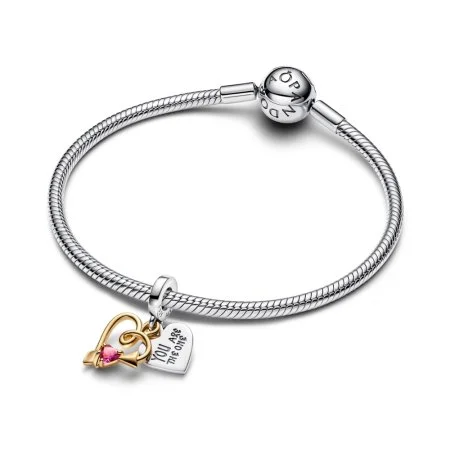 Engravable Heart Arrow Double Dangle Charm Official Pandora™ Malta
